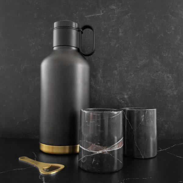 Black Marble Tumbler Set Online - Image 2