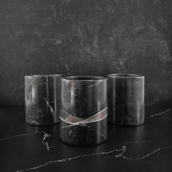 Black Marble Tumbler Set Online - Image 3