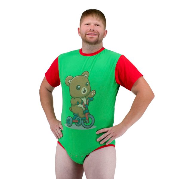 Tricycle Bear Snappies T-Shirt Online now