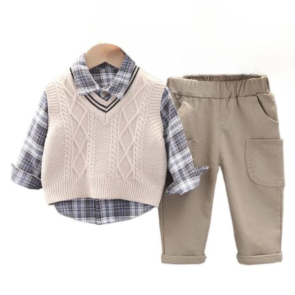Boys Suit 3Pcs Sets For Cheap