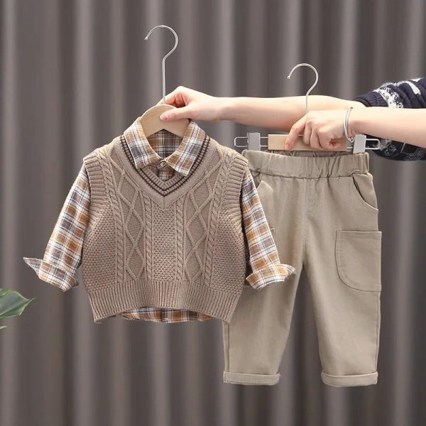 Boys Suit 3Pcs Sets For Cheap - Image 5