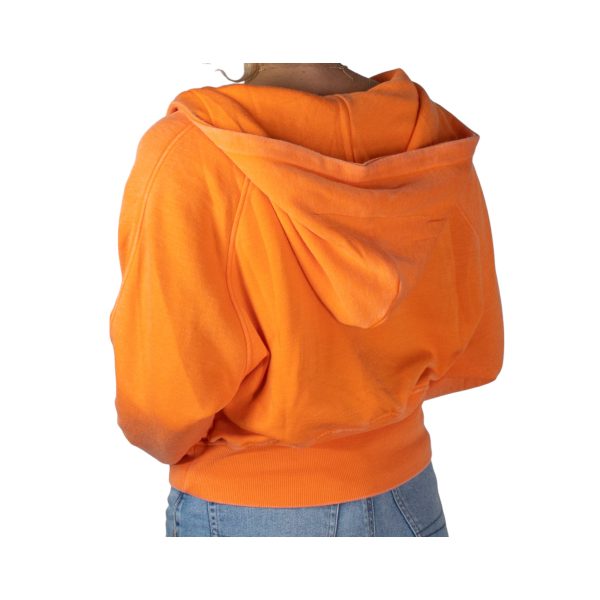 PO-7204 Half Zip Wash Hoodie Orange Online now