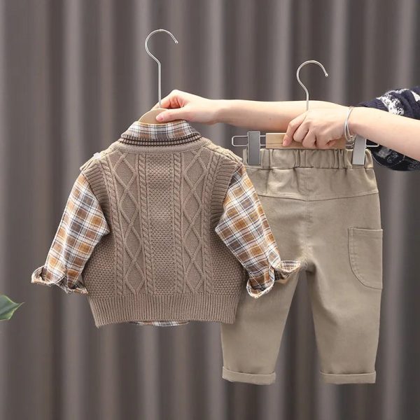 Boys Suit 3Pcs Sets For Cheap - Image 2