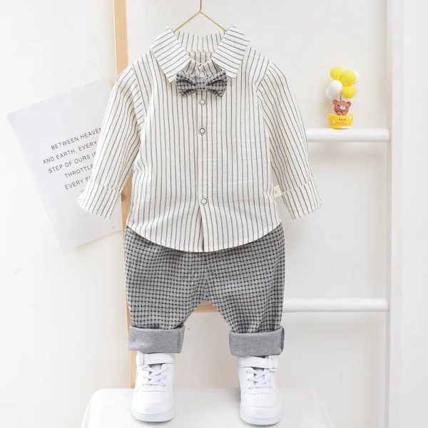 Striped Shirt Vest Pant Discount - Image 3