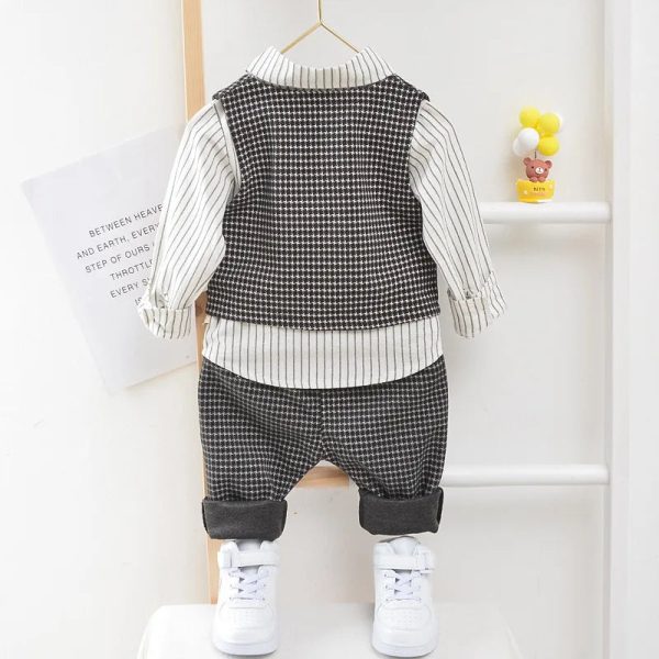 Striped Shirt Vest Pant Discount - Image 2