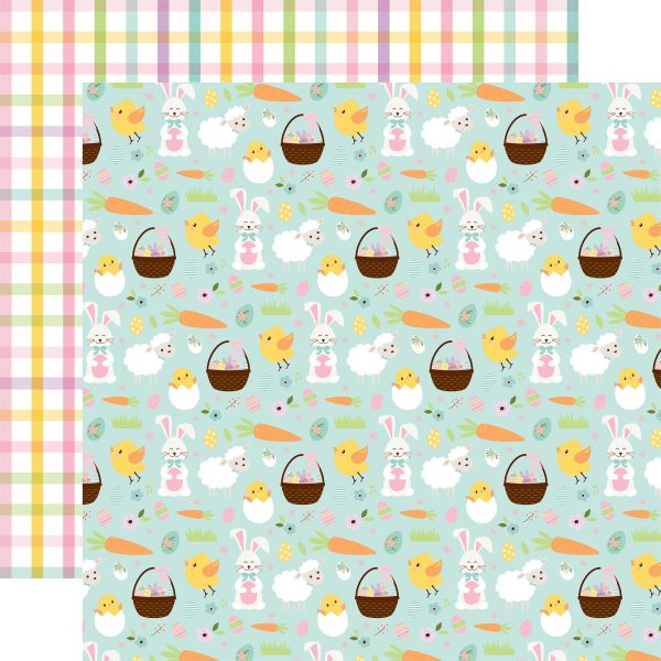 EASTER ICONS - 12x12 Double-Sided Patterned Paper - Echo Park Cheap