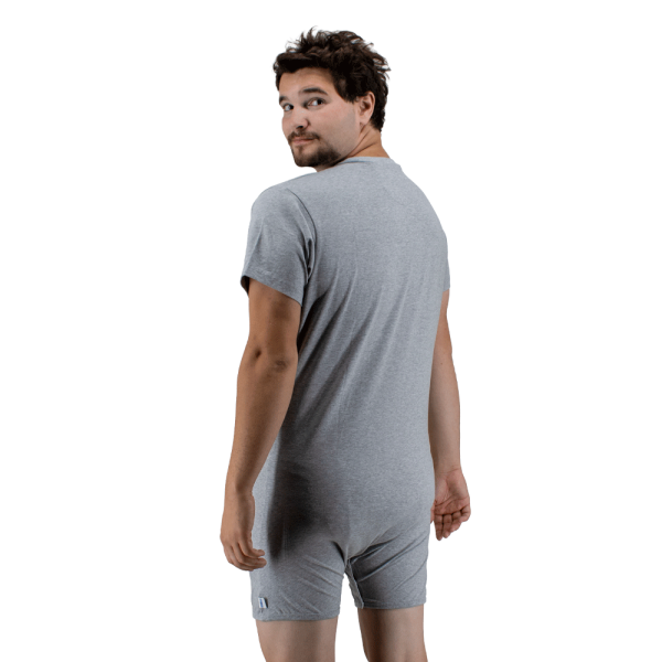 Grey Snappies Romper Online Sale - Image 4