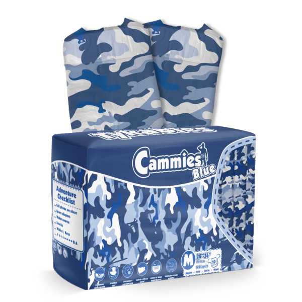 Cammies Blue Diapers For Sale