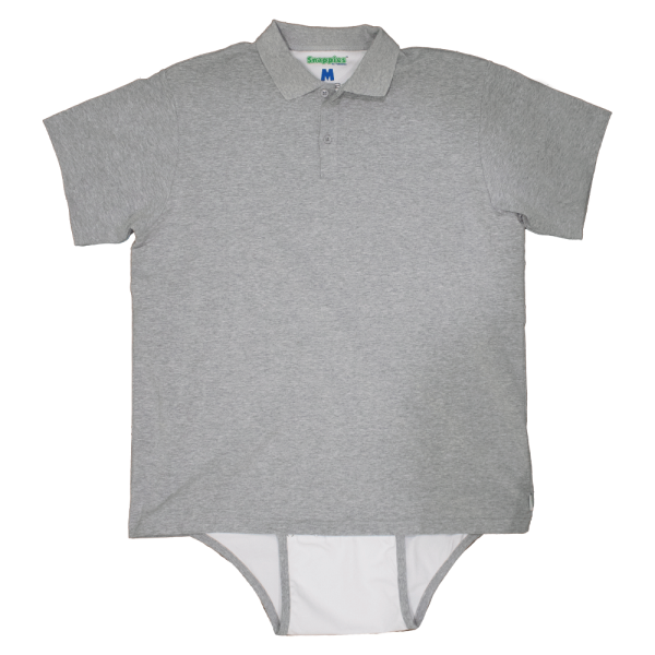 Grey Snappies Polo Cheap