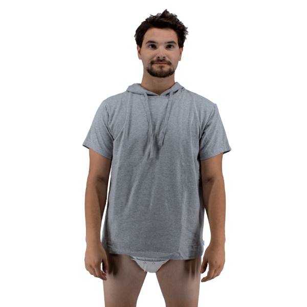 Grey Snappies Hoodie For Cheap - Image 2