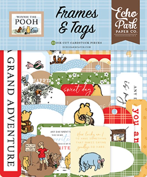 WINNIE THE POOH Frames & Tags - Echo Park For Sale