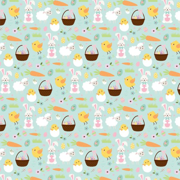 EASTER ICONS - 12x12 Double-Sided Patterned Paper - Echo Park Cheap - Image 3