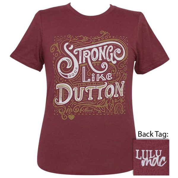 Lulu Mac 95- Strong Dutton SS- Heather Cardinal Online Hot Sale