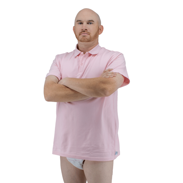 Baby Pink Snappies Polo Cheap - Image 4