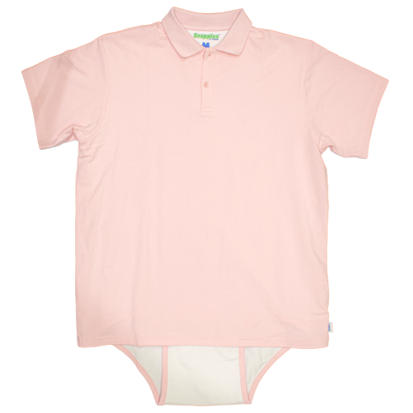 Baby Pink Snappies Polo Cheap