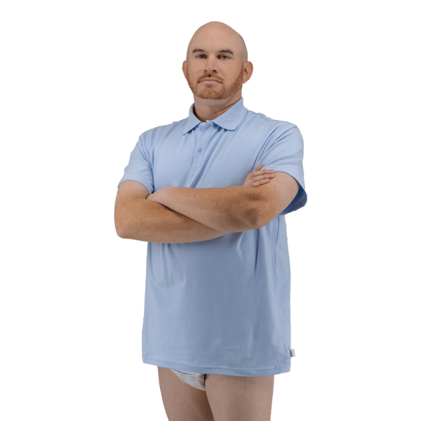 Baby Blue Snappies Polo Online Hot Sale - Image 4
