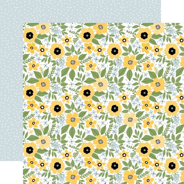 HAPPY FLORAL - 12x12 Double-Sided Patterned Paper - Echo Park Cheap