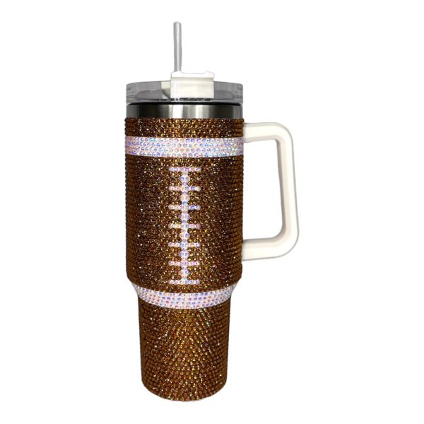 SC-4412-D Morgan Tumbler Diamond Football Fashion