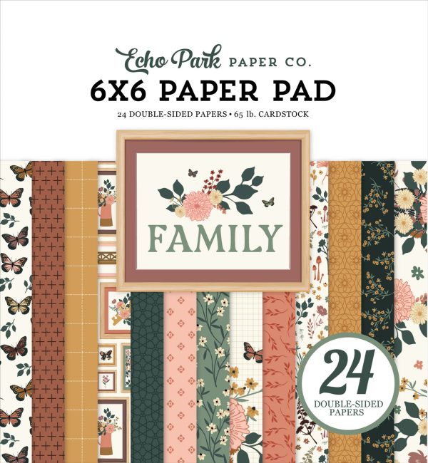 FAMILY 6x6 Paper Pad - Echo Park Discount