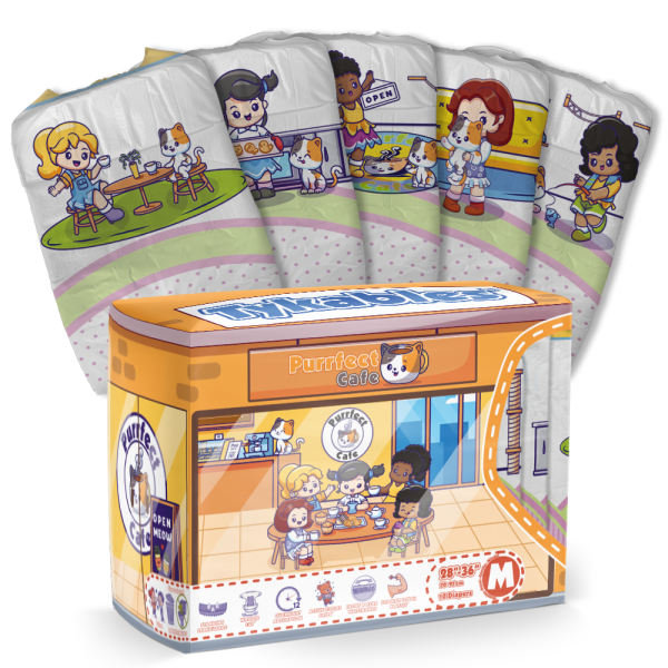 Purrfect Cafe Diapers Hot on Sale