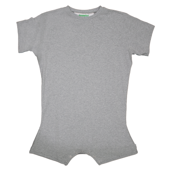 Grey Snappies Romper Online Sale