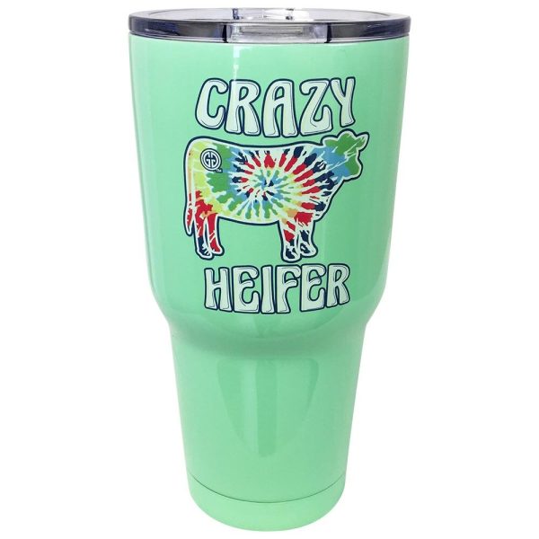 TB2468 Tie Dye Crazy Heifer Stainless Steel Tumbler Discount - Image 2