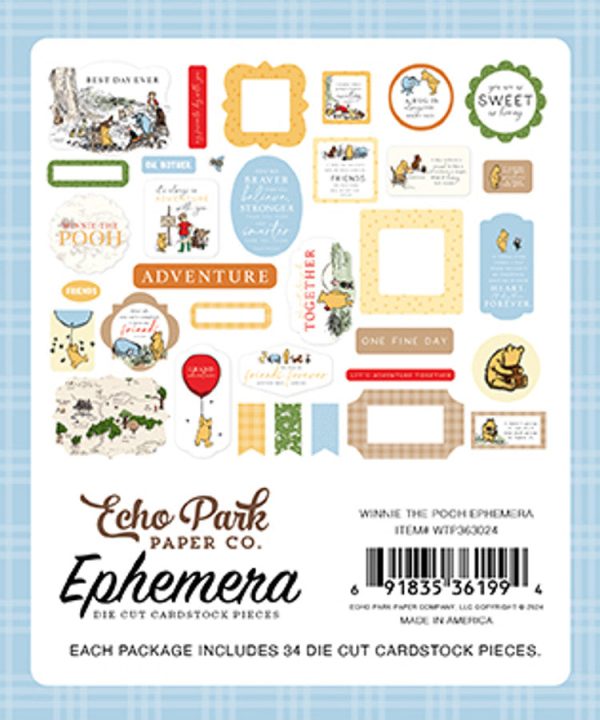 WINNIE THE POOH Frames & Tags - Echo Park For Sale - Image 2