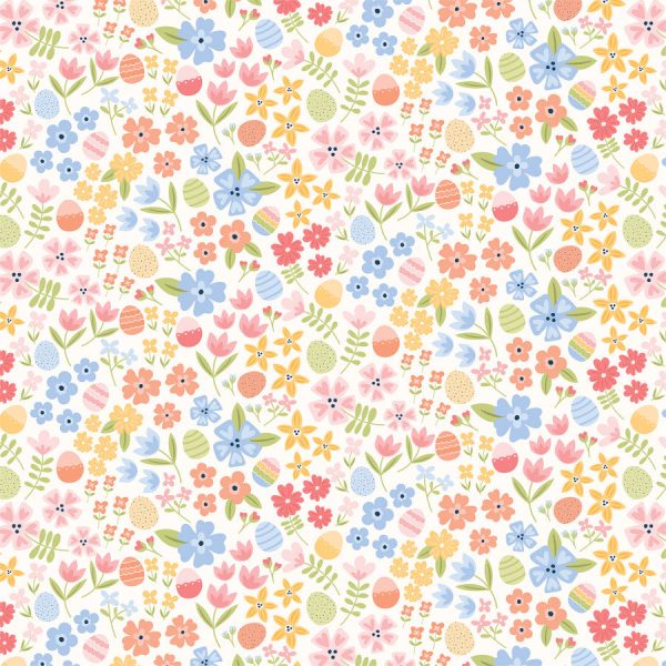 HOPPY FLORAL - 12x12 Double-Sided Patterned Paper - Echo Park Online Hot Sale - Image 3