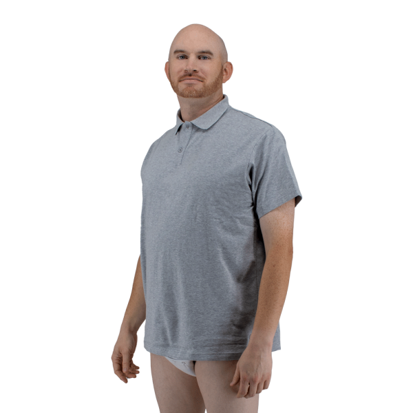 Grey Snappies Polo Cheap - Image 3