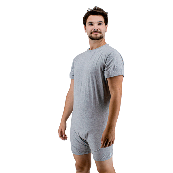 Grey Snappies Romper Online Sale - Image 3