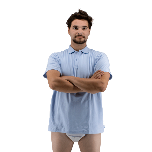 Baby Blue Snappies Polo Online Hot Sale - Image 2