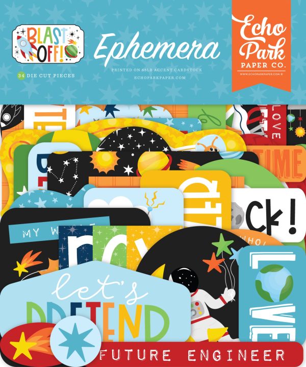 BLAST OFF Ephemera - Echo Park Online Hot Sale