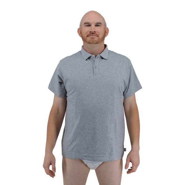 Grey Snappies Polo Cheap - Image 2