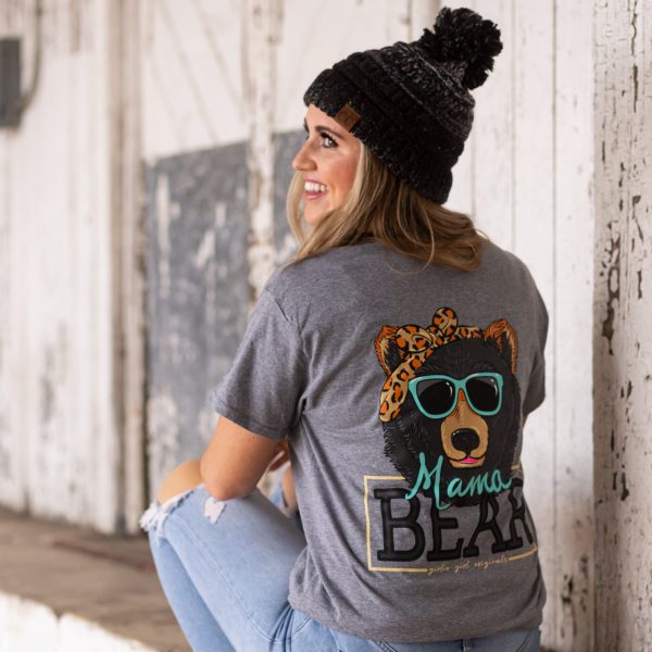 Mama Bear Bandana Graphite Heather SS-2414 For Sale - Image 2