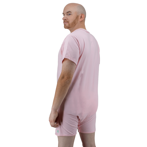 Baby Pink Snappies Romper Hot on Sale - Image 4