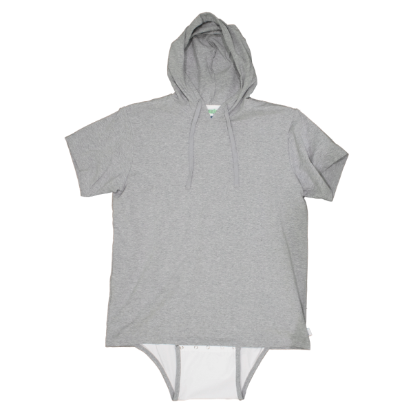 Grey Snappies Hoodie For Cheap