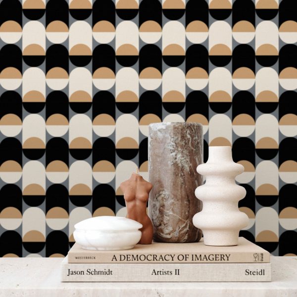 Mini Retro Design Removable Wallpaper Supply