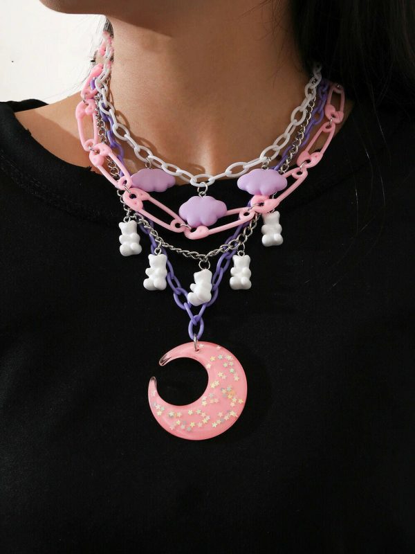 Candy Moon Decora Necklace Hot on Sale - Image 4