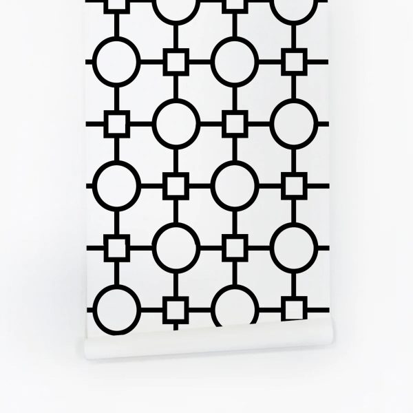 Retro style removable wallpaper Cheap - Image 3