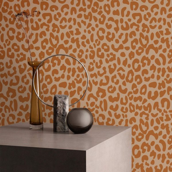 Cheetah pattern removable wallpaper Online Sale