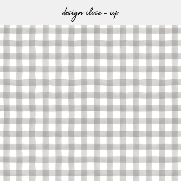 Elegant Watercolor Plaid Design Backsplash In Grey Cheap - Image 2