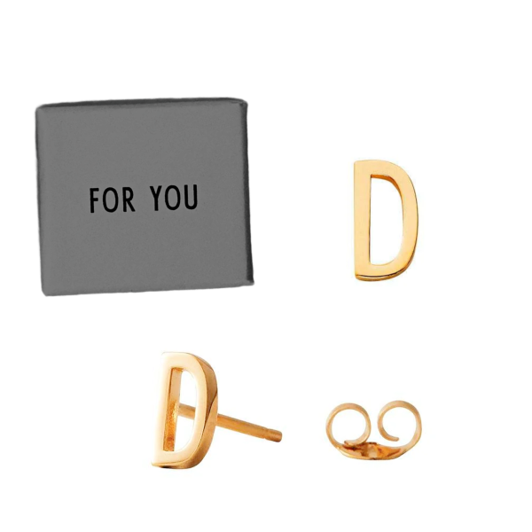 Archetype Letters Gold Earring Set For Cheap - Image 5