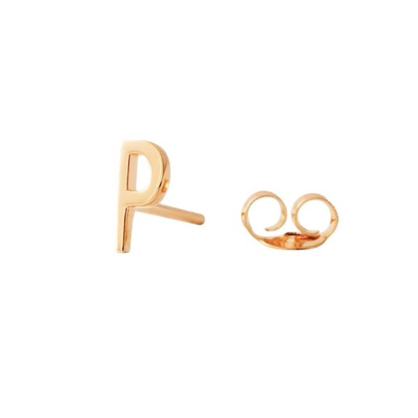 Archetype Letter Gold Stud For Discount - Image 4
