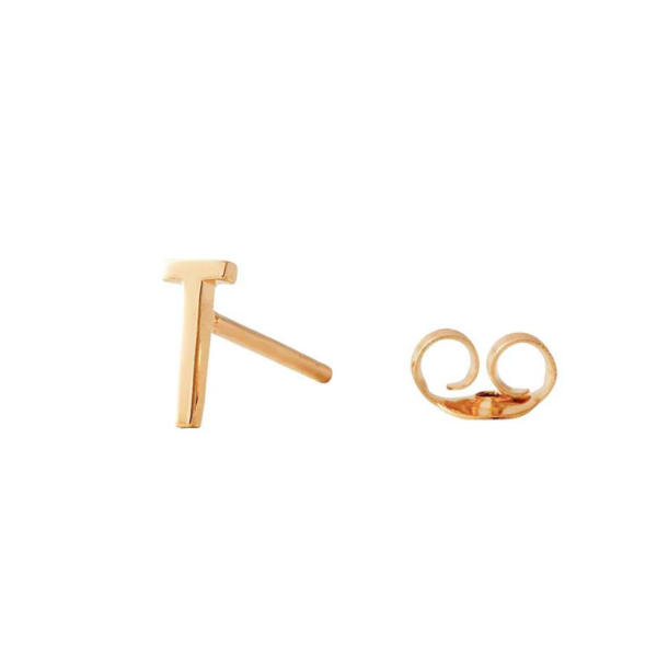 Archetype Letter Gold Stud For Discount - Image 3